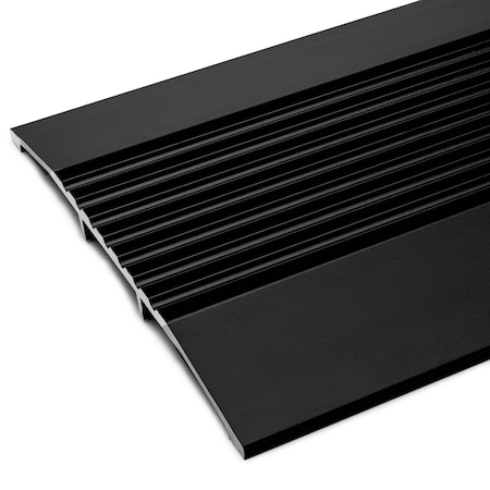 Randall 3' x 6" Wide x 1/2" High Black Corrugated Threshold 3 FT A-80-BLK